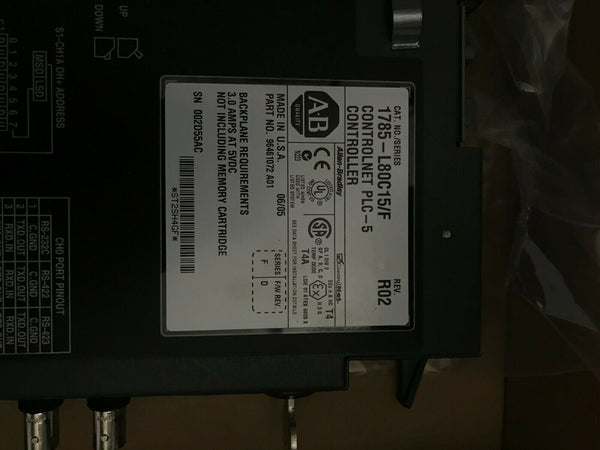 Allen Bradley 1785-l80c15 1785l80c15