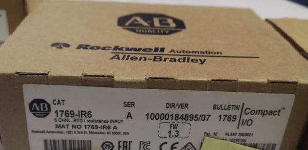 1PC NEW Allen-Bradley 1769IR6