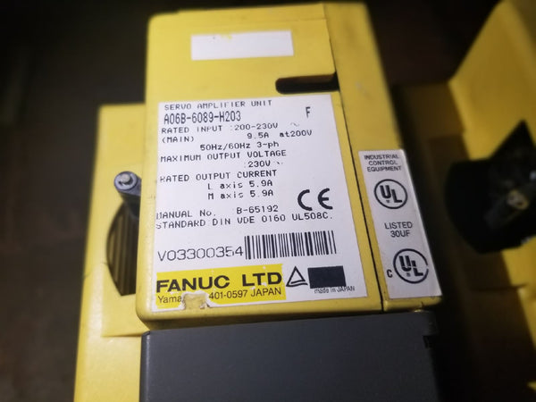 1 PC FANUC  A06B-6089-H203