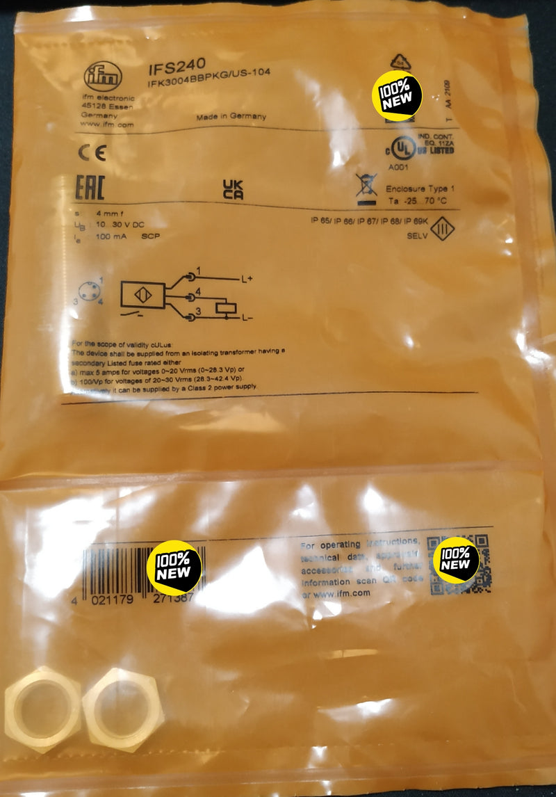 IFM IFK3004BBPKG new