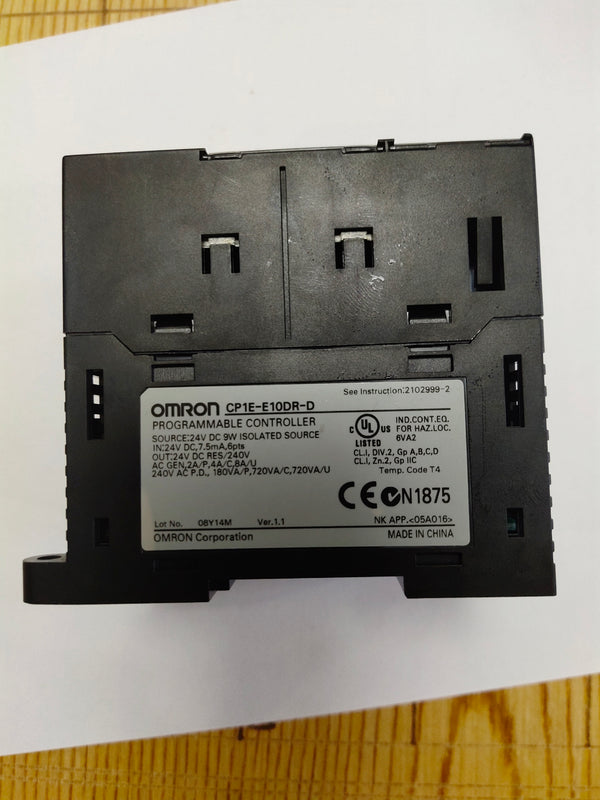 Omron CP1E-E10DR-D used