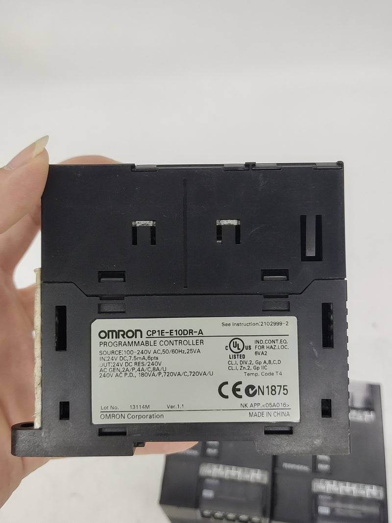 Omron CP1E-E10DR-A used