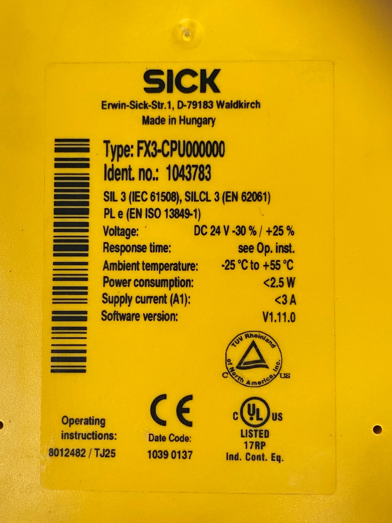 sick 1044125 used