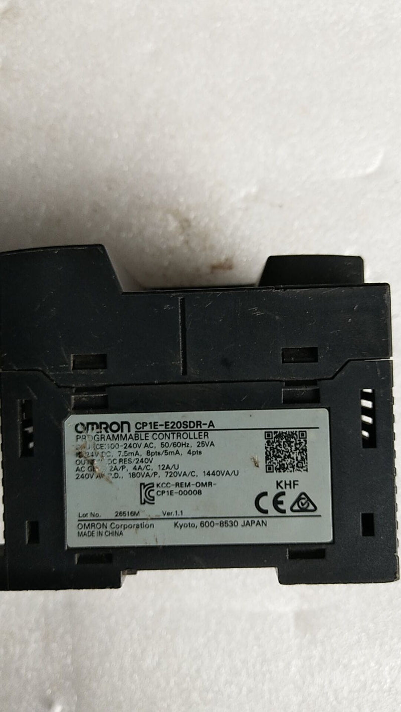 OMRON CP1E-E20SDR-A