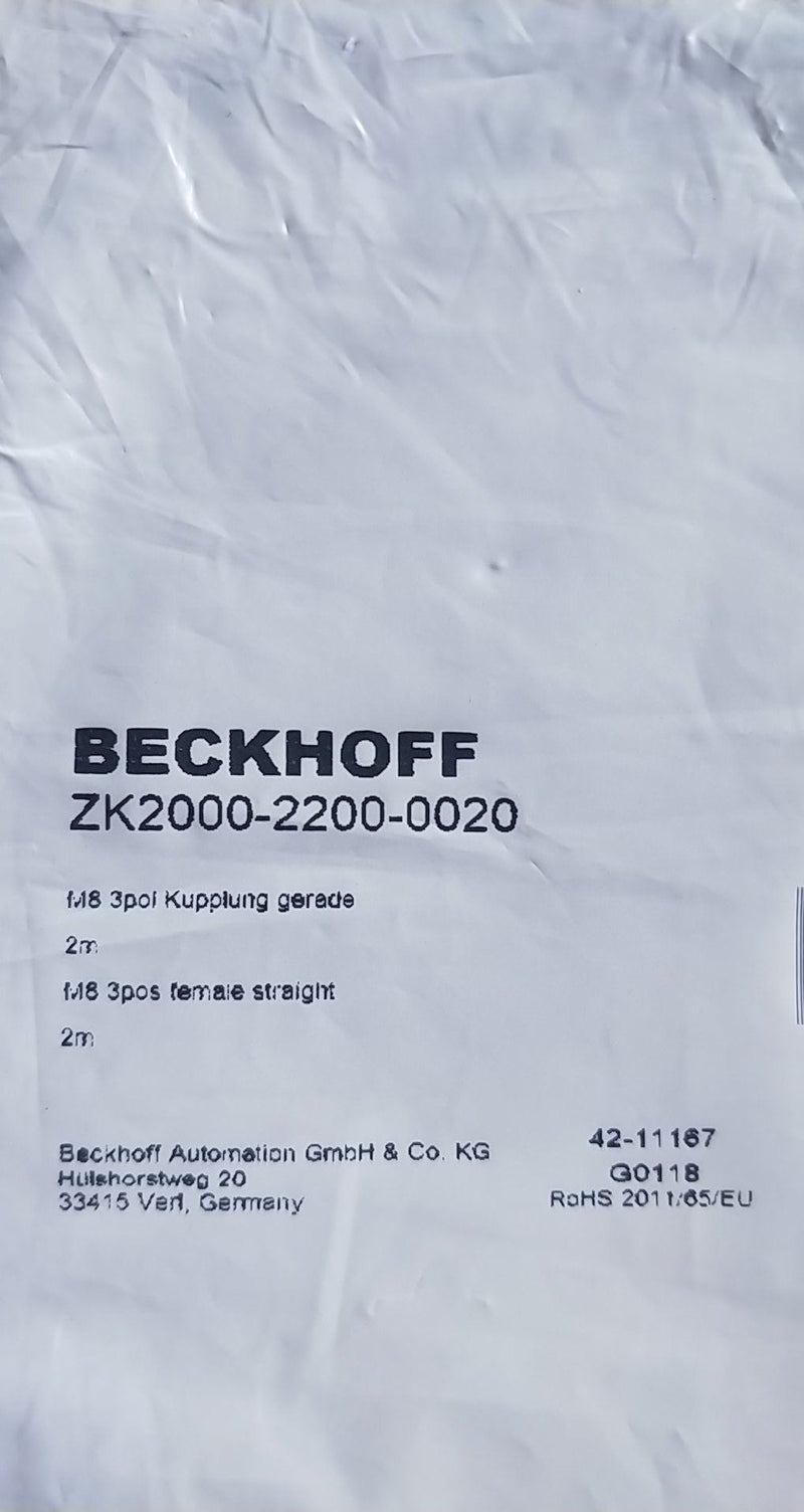 BECKHOFF NEW ZK2000-2200-0020