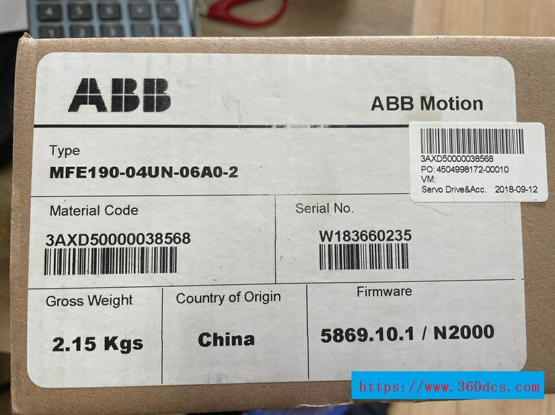 ABB MFE190-04UN-06A0-2