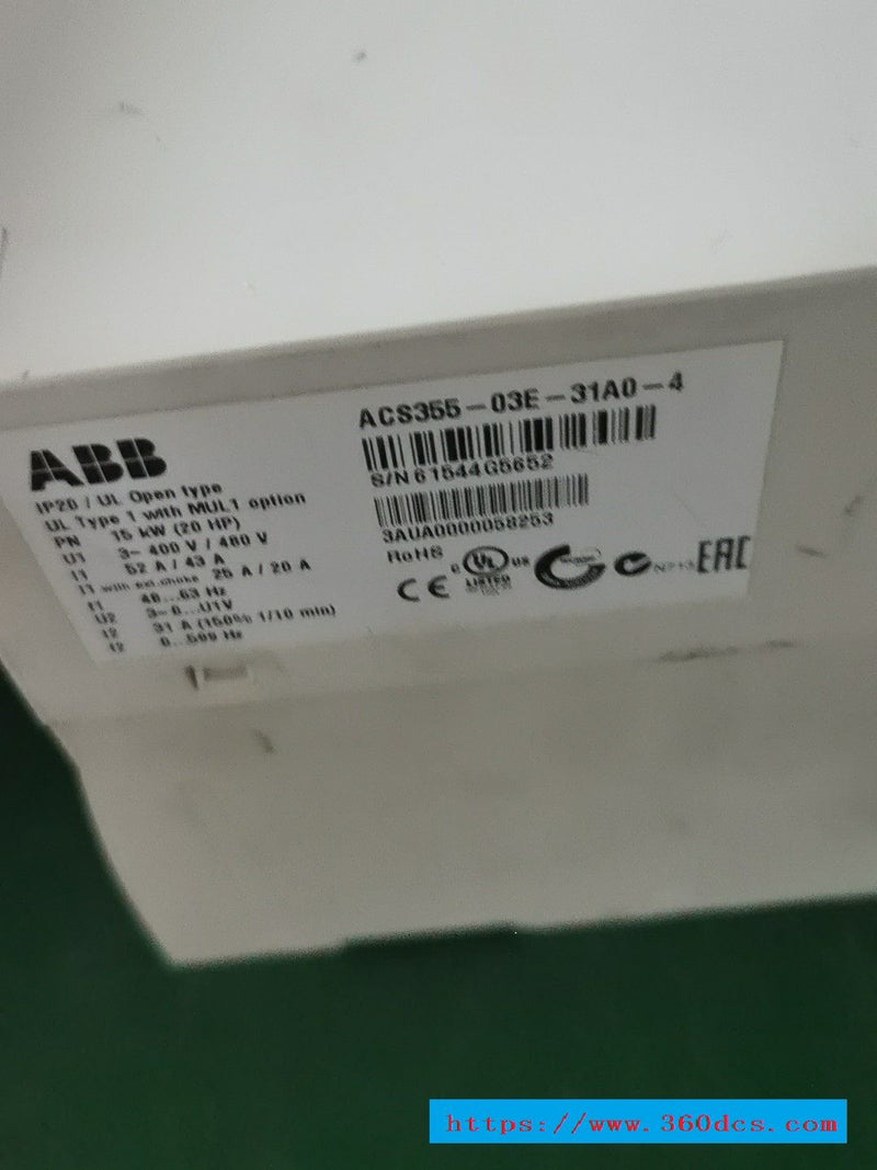 ABB ACS355-03E-31A0-4 used ACS355 03E 31A0 4