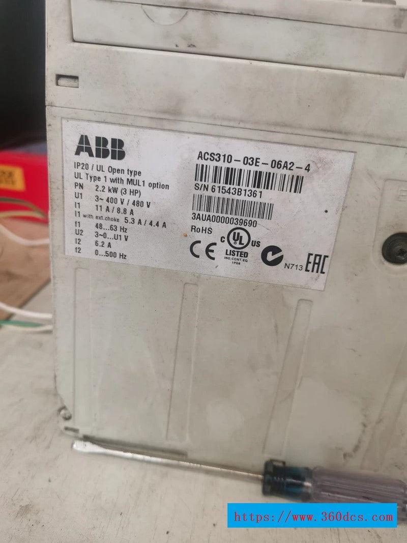 ABB ACS310-03E-06A2-4 used ACS31003E06A24