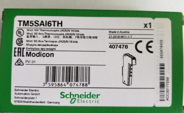 1 PC Schneider module TM5SAI6TH